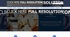 Desktop Screenshot of immigrationelite.com